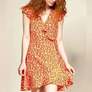 Pink Martini The Nova Dress size Small in Orange